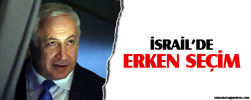 İsrailde erken seçim
