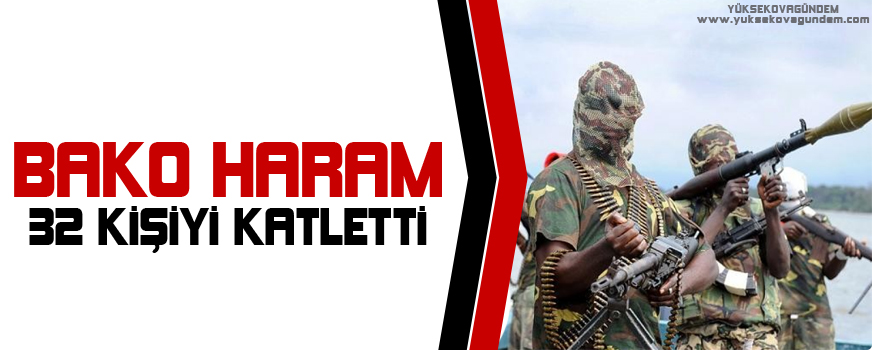 Bako Haram 32 kişiyi katletti