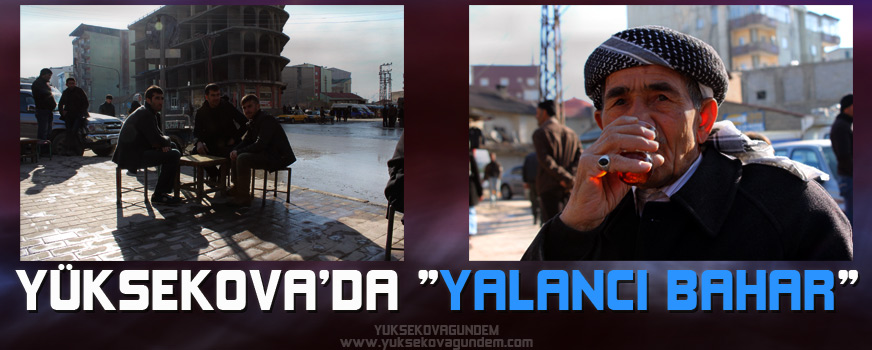 Yüksekova'da yalancı bahar