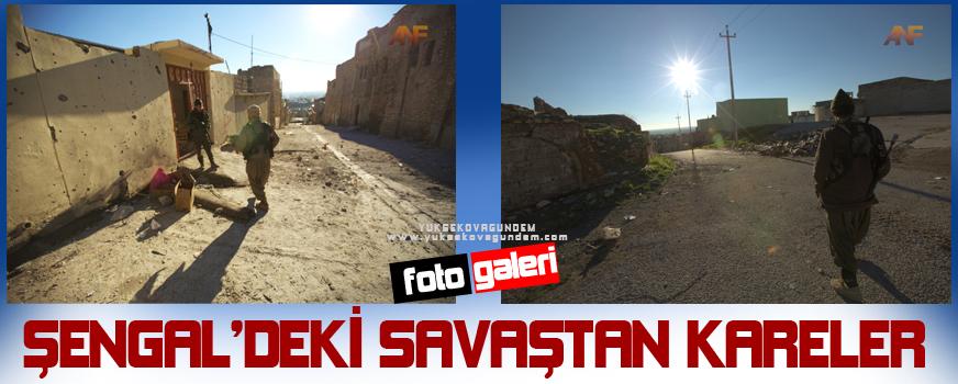 Şengal'de savaştan kareler