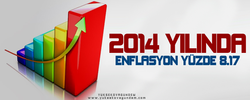 2014 yılında enflasyon yüzde 8,17