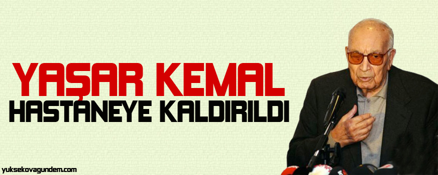Yaşar Kemal hastaneye kaldırıldı