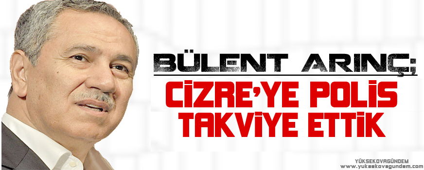 Cizre'ye polis takviye ettik
