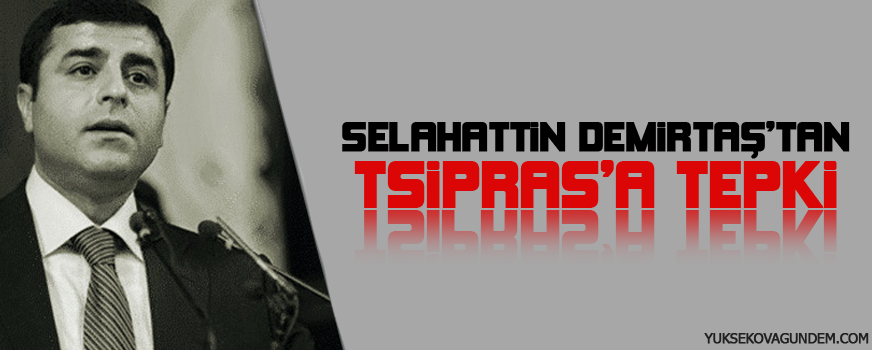 Demirtaştan Tsiprasa tebrik