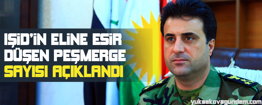 IŞİDin eline esir düşen Peşmerge sayısı açıklandı