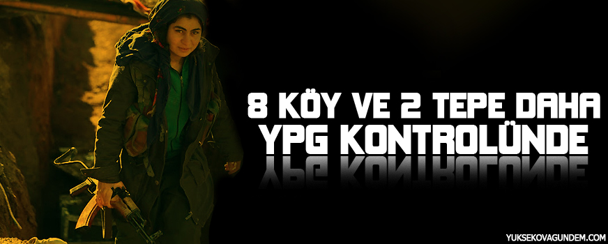 Kobanide 8 köy ve 2 tepe daha YPG kontrolünde