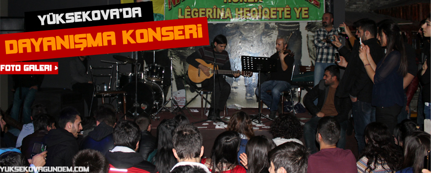 Yüksekova'da Dayanışma Konseri