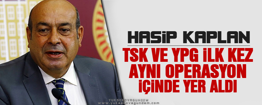 Hasip Kaplan: YPG ile birlikte çalıştı