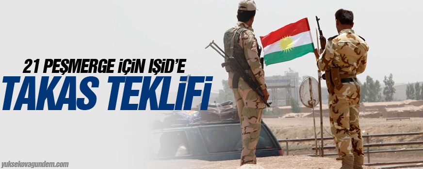 21 Peşmerge için IŞİDe takas teklifi