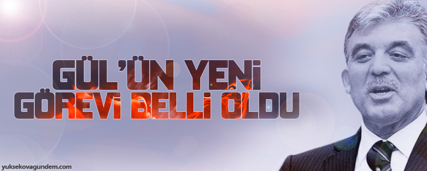 Gülün yeni görevi belli oldu