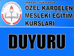 Eğitim Kurslarından Duyuru
