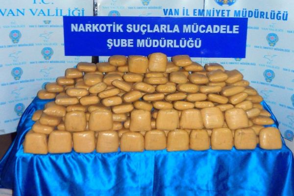 Van'da 224 kilo eroin ele geçirildi
