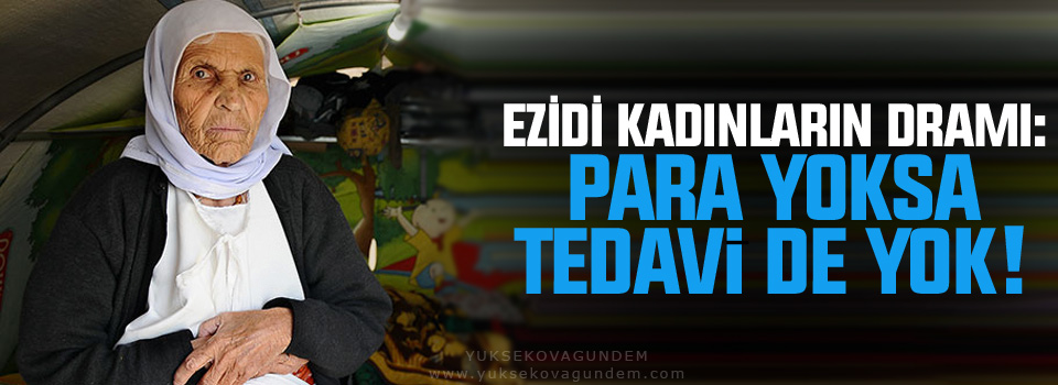 Ezidi kadınların dramı: Para yoksa tedavi de yok!