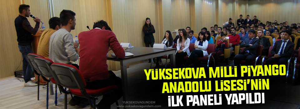 Milli Piyango Anadolu Lisesi'nin İlk Paneli Yapıldı