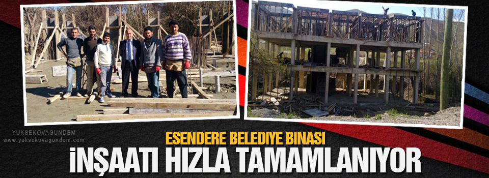 Esendere Belediye Binası İnşaatı Hızla Tamamlanıyor