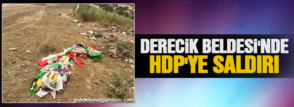 Derecik Beldesi'nde HDP'ye saldırı