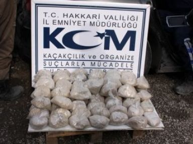 Yüksekova'da Uyuşturucu Operasyonları