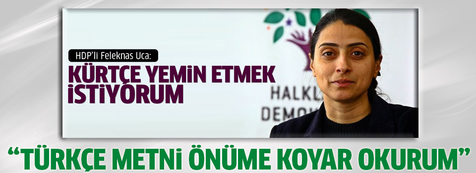 Kürtçe yemin etmek isteyen HDP'li vekil: Metni önüme koyar okurum
