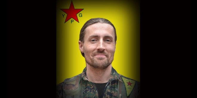 Kobanililer ABD’li YPG savaşçısını uğurladı