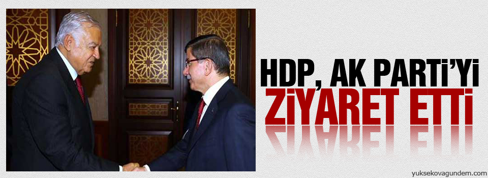 HDP AK Parti’yi ziyaret etti