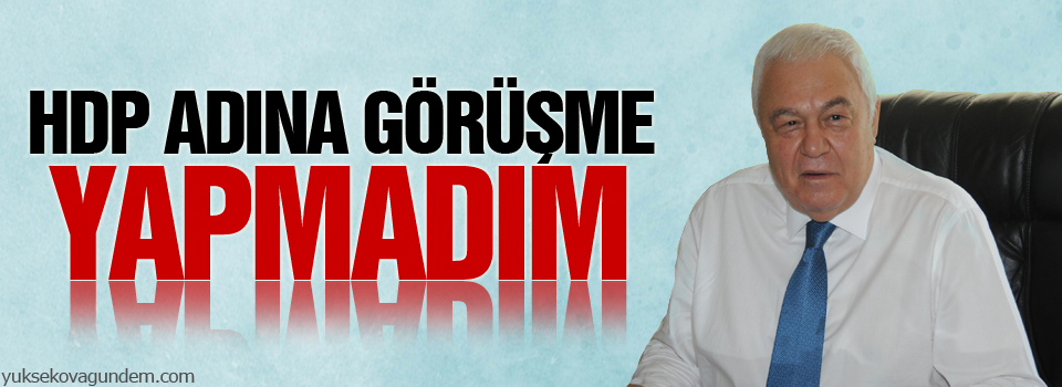 Doğan: Erdoğan ile HDP adına görüşme yapmadım
