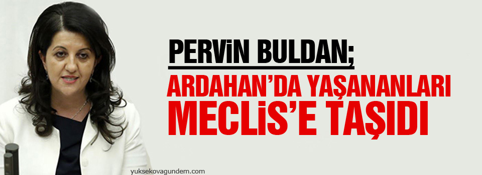 Buldan, Ardahan'da yaşananları Meclis'e taşıdı