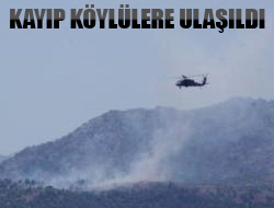 Kayıp köylülere ulaşıldı