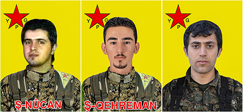 6 YPG'linin kimlik bilgileri açıklandı