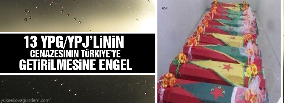 13 YPG/YPJ’linin cenazesinin Türkiye’ye getirilmesine engel