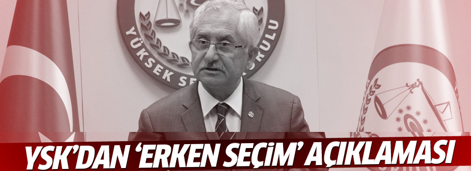 Çok önemli erken seçim açıklaması