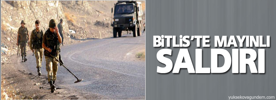 Bitlis'te Mayınlı Saldırı