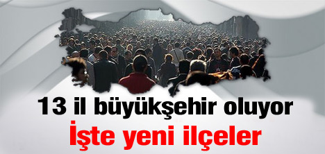 Yeni ilçeler, ilçe değiştiren mahalleler