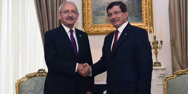 Davutoğlu ve Kılıçdaroğlu görüşmesi sona erdi