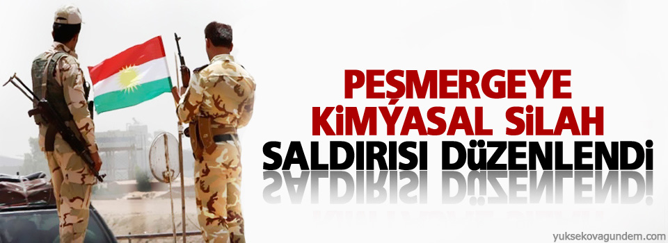 Peşmergeye kimyasal silah saldırısı düzenlendi