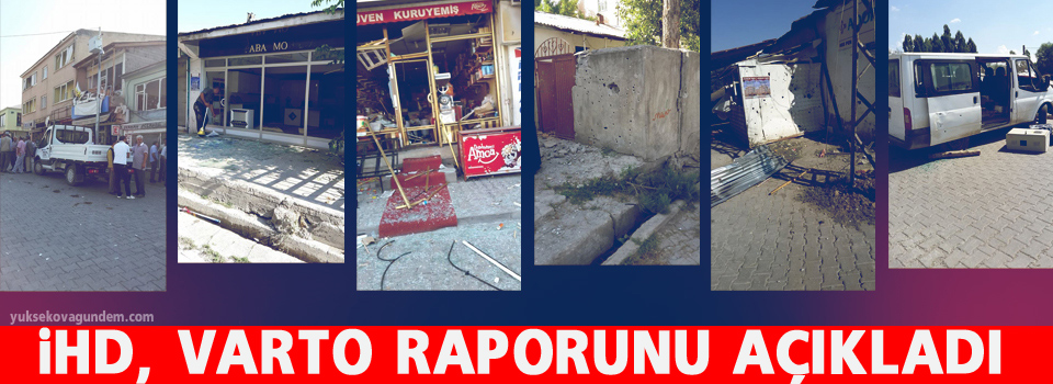 Varto raporu açıklandı