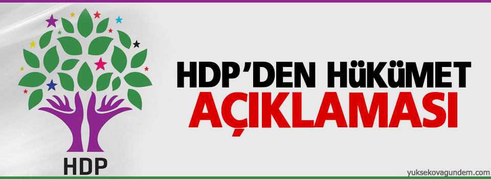 HDP'den hükümet kararı