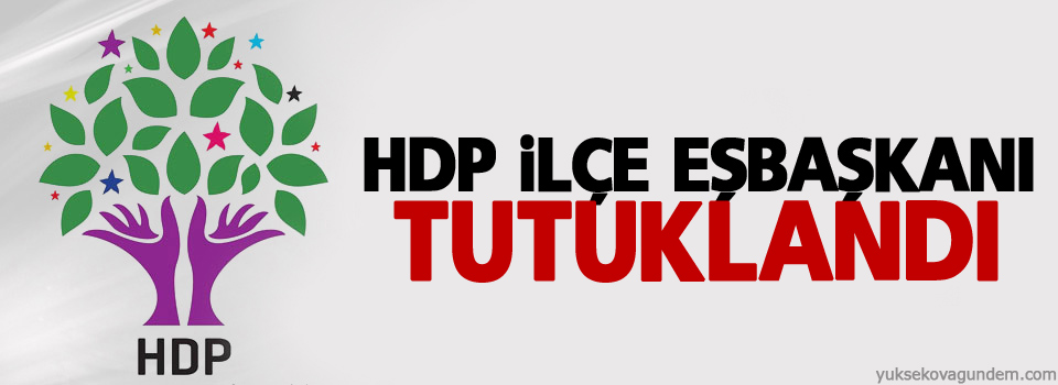 HDP İlçe Eşbaşkanı tutuklandı
