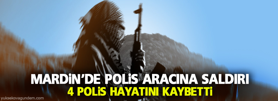 Mardin'de polis aracına saldırı