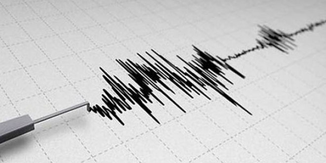 5.8 büyüklüğünde deprem