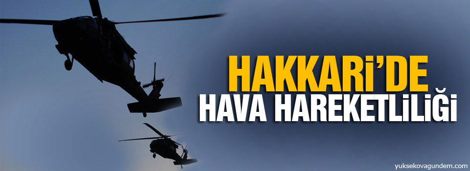 Hakkari'de hava hareketliliği