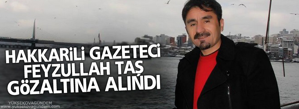 Hakkarili Gazeteci gözaltına alındı