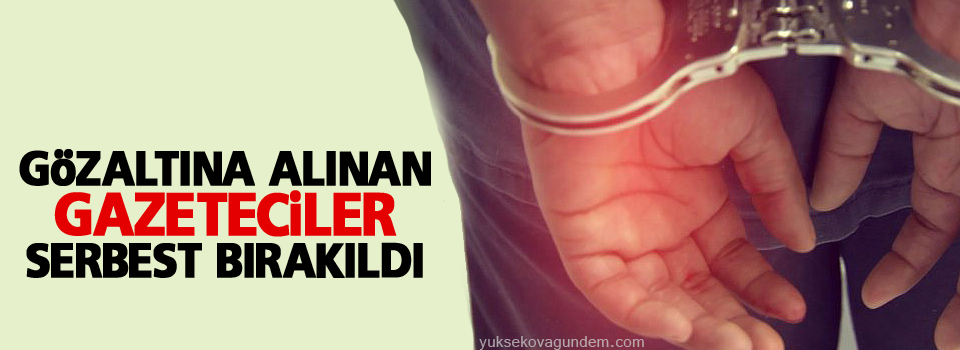 Diyarbakır’da gözaltına alınan gazeteciler serbest