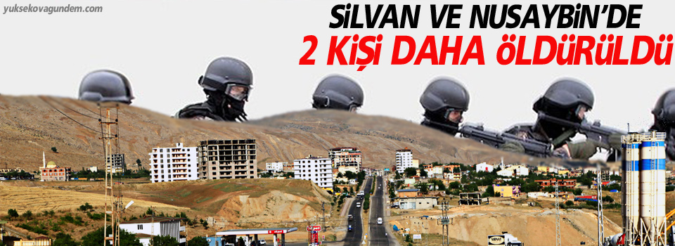 Silvan ve Nusaybin’de 2 kişi daha öldürüldü