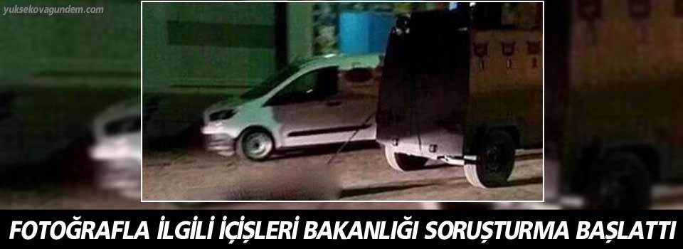 Fotoğrafla ilgili İçişleri Bakanlığı soruşturma başlattı