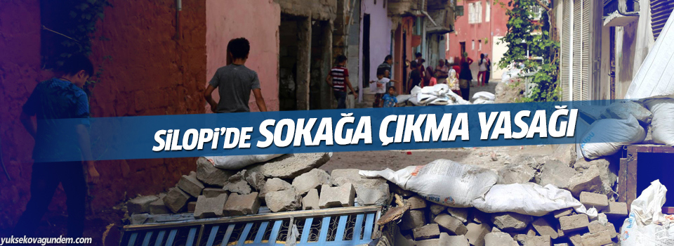 Silopi’de sokağa çıkma yasağı ilan edildi