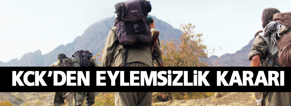 KCK'den eylemsizlik kararı