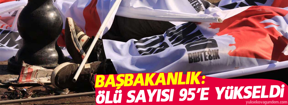 Başbakanlık açıkladı: Ölü sayısı 95'e yükseldi!