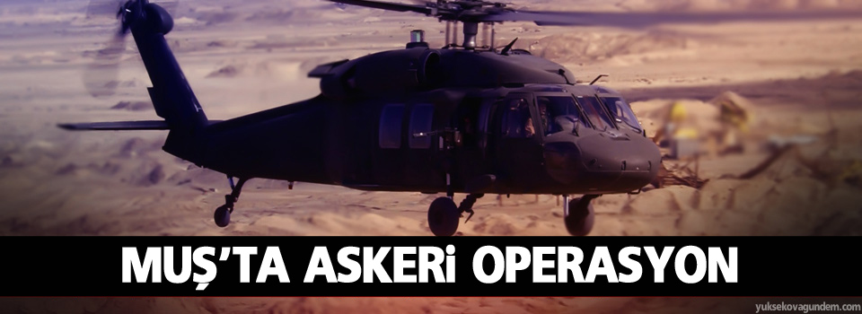 Muş'ta askeri operasyon