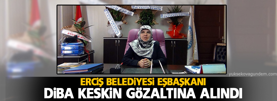 Erciş Belediyesi Eşbaşkanı Keskin gözaltına alındı