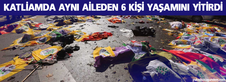 Katliamda aynı aileden 6 kişi yaşamını yitirdi